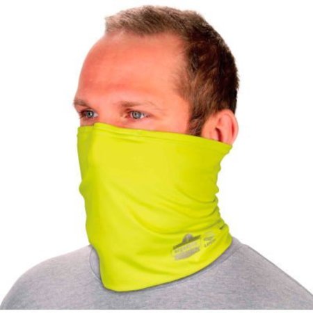 ERGODYNE Chill-Its 6489 2-Layer Cooling Multi-Band, Performance Knit, S/M, Hi-Vis Lime 42144